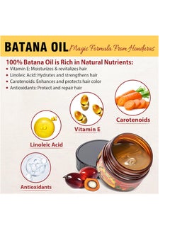 Goiple Batana Oil for Hair Growth Batana Hair Oil for Healthy Hair, Organic Hair Growth Batana Oil for Damaged Hair Repair (chebe oil & jar batana oil-pcs)  - Image 2