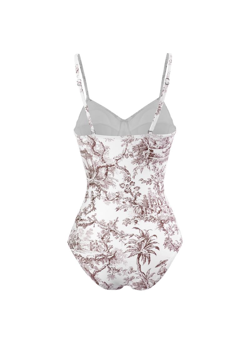 general Women's 2-Piece Swimsuit Chiffon Skirt Style Swimsuit Fashionable Swimsuit Birthday Gift Swimsuit Party Best Gift - Image 4