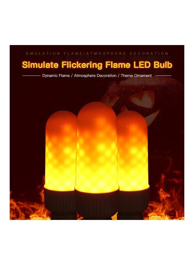 NIBEMINENT LED Fire Effect Light Yellow 5.5x19.5cm - Image 4