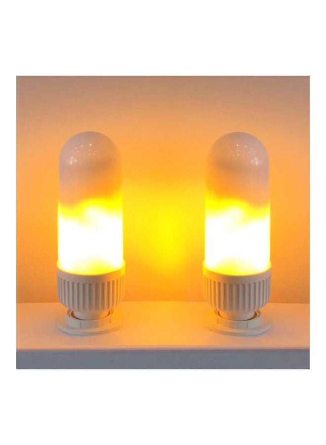 NIBEMINENT LED Fire Effect Light Yellow 5.5x19.5cm - Image 5