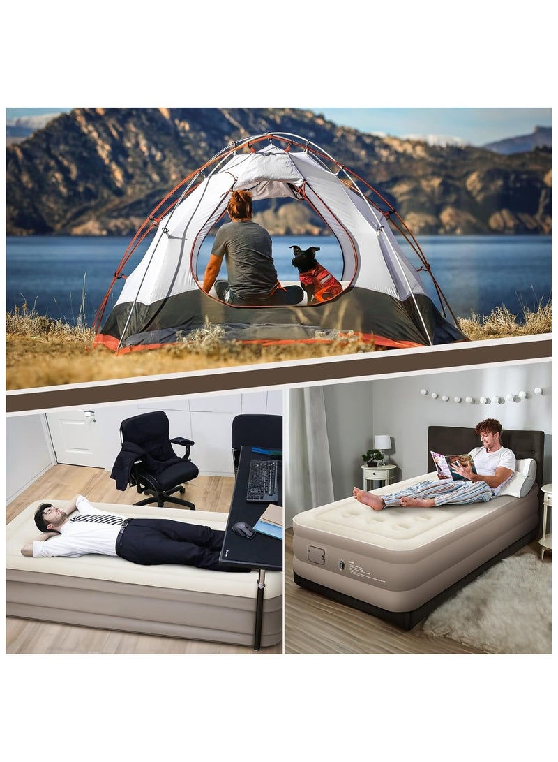 Multi Purpose Inflatable Car Air Bed Mattress, Inflatable Blow Up Mattresses with Comfortable Soft, Car Portable Travel Sleeping Bed  - Image 3