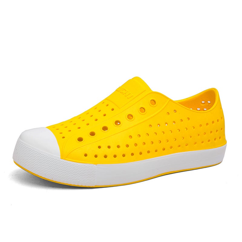 Luchi Men'S Clogs, Closed-Toe Sandals, Water-Resistant Beach Hollow Shoes, Summer Breathable Non-Slip Korean Style - Image 1