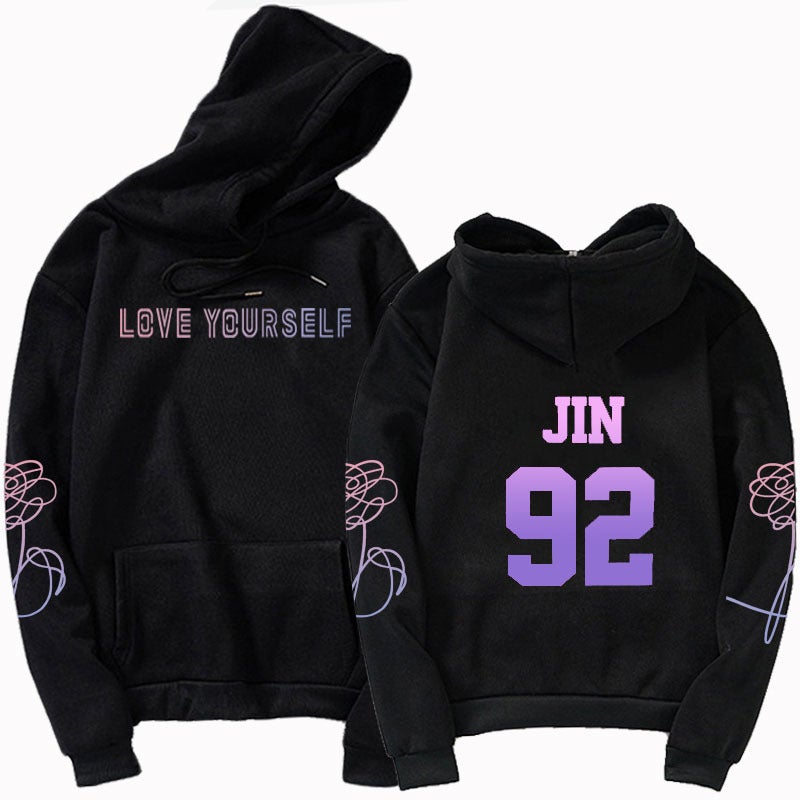 Bangtan Boy Rm, Jimin, Jin, V, Jung Kook, Suga, J-Hope Hoodie - Image 3