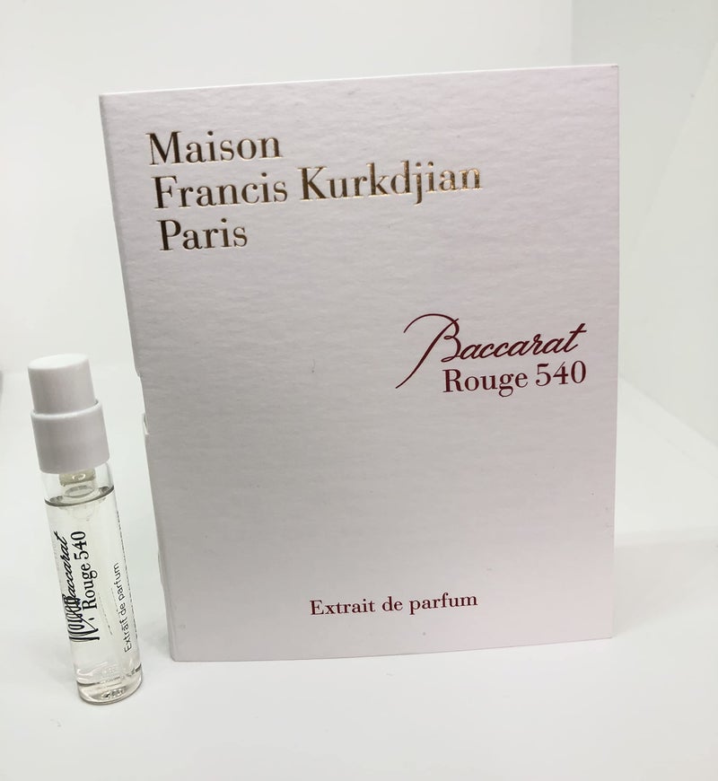Maison Francis Kurkdjian Baccarat Rouge 540 EXTRAIT de Parfum Vial Sample Spray 2ml/ 0.06oz New - Image 2