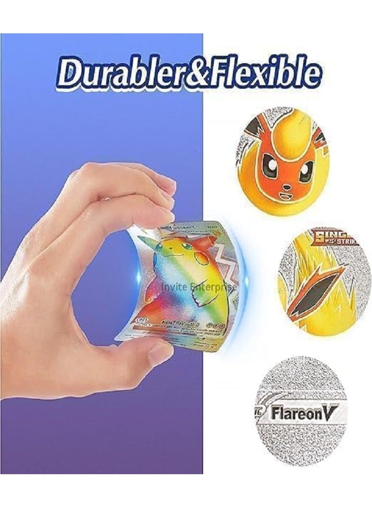 بوكيمون 10 بطاقات فضية  فويل متنوعة - في  ظرف - سلسلة V Vmax GX بطاقات نادرة وشائعة  (فضية) - Image 3
