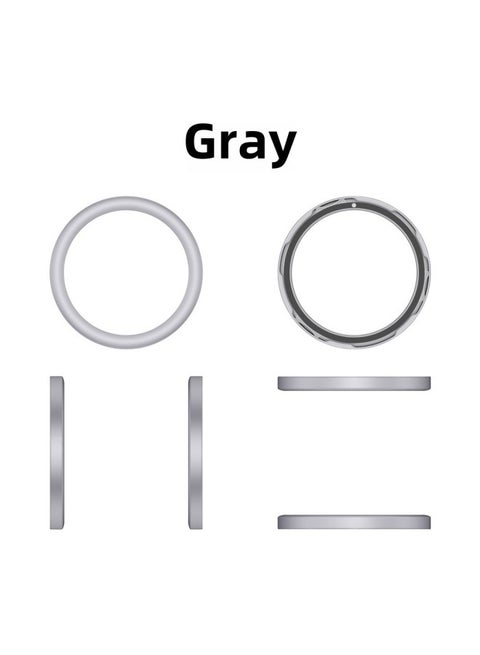 For Nothing CMF Watch Pro 2 Smart Watch Metal Case Arc Replacement Hard Shell-Color:Gray-Specifications:W17