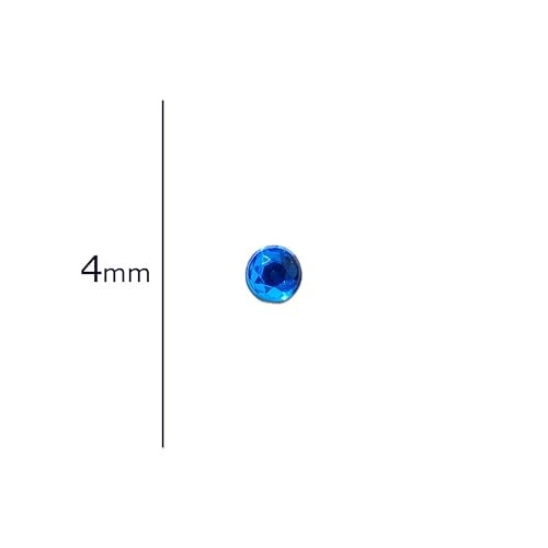 Comet Busters Beautiful Multicolor Stone Bindi (4mm) (BIN1016) - Image 3