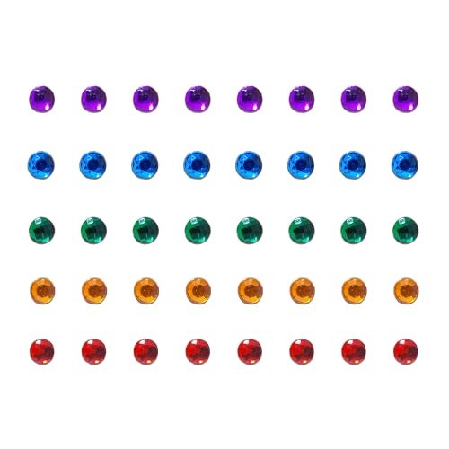 Comet Busters Beautiful Multicolor Stone Bindi (4mm) (BIN1016) - Image 1