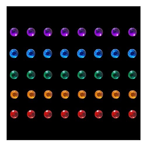 Comet Busters Beautiful Multicolor Stone Bindi (4mm) (BIN1016) - Image 2