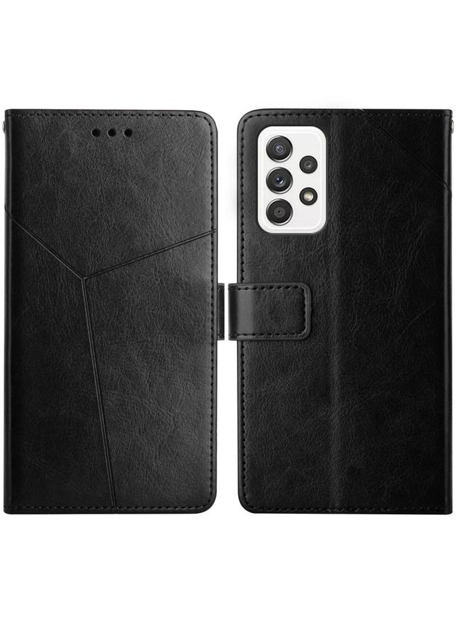 S-TOP Case For Samsung Galaxy A32 4G Y Stitching Horizontal Flip Leather Case with Holder & Card Slots & Wallet & Photo Frame - Image 1