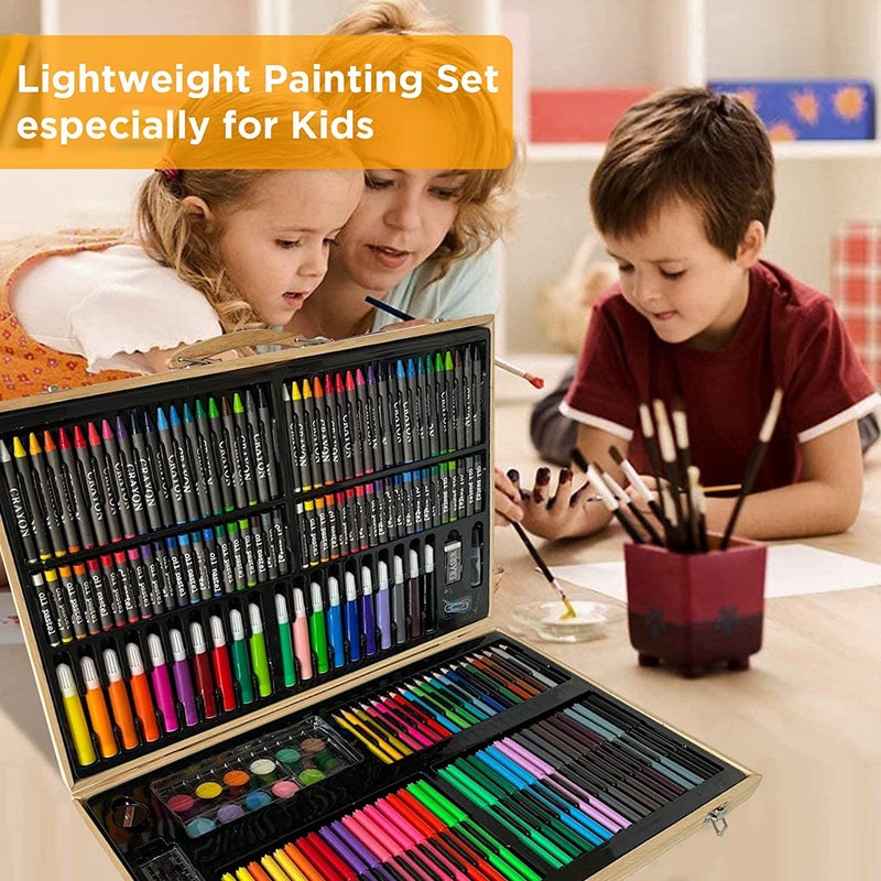 Karp Children Deluxe Art Drawing Set for Kids Case Art and Craft Supplies Drawing and Painting Set Great Gift (180Pcs - Multi) - Image 3