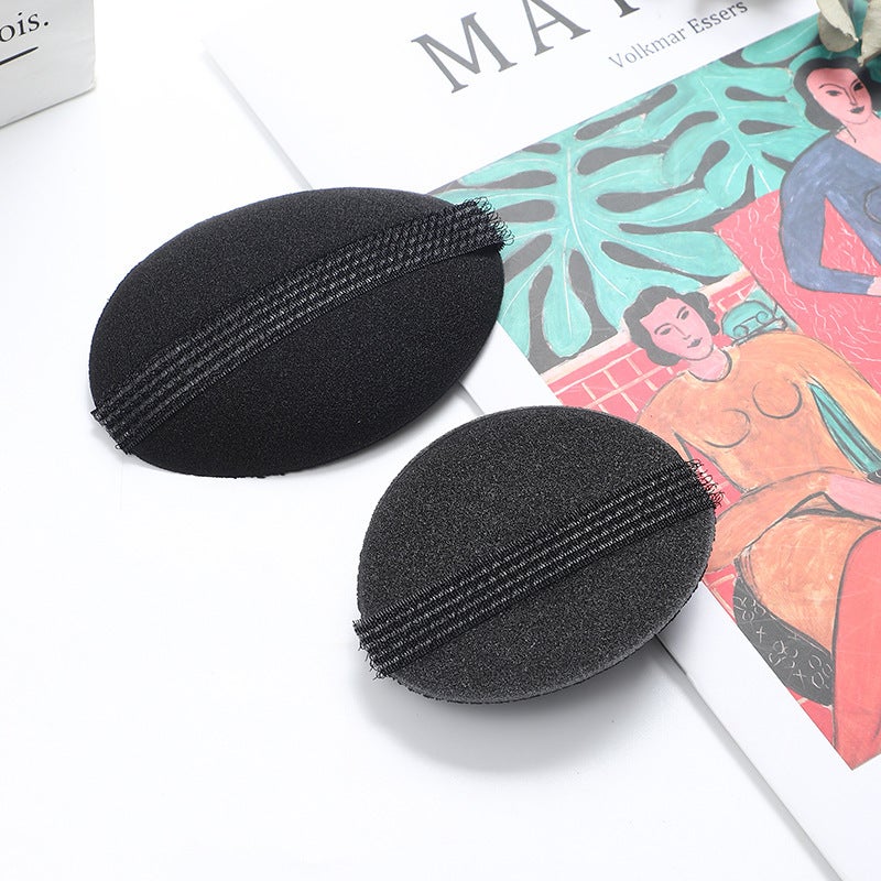 Generic Volume Hair Pad Clip-On Roots Booster Round sponge, one large and one small 