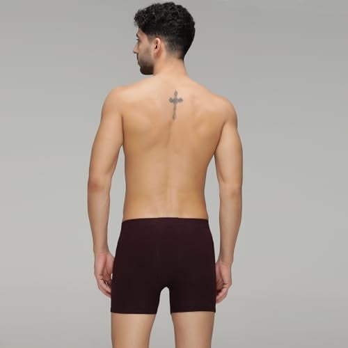 Amul Comfy Pack of 3 Cotton Solid Men Trunk (Assorted) - Image 4