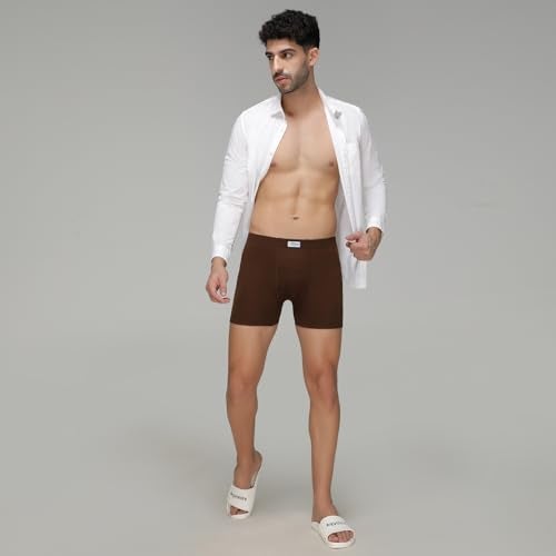 Amul Comfy Pack of 3 Cotton Solid Men Trunk (Assorted) - Image 2
