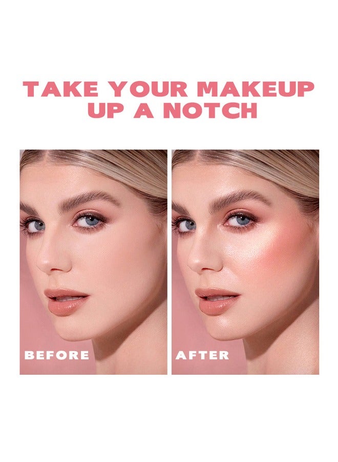 ديمشو تركيبة كريمية سسائلة ، رأس إسفنجي كبير الرأس ، ملمس بشرة مخملي ، شفاه وخدود للاستخدام المزدوج ، ترطيب ، سهل التلوين # 03 طقوس الورد - Image 3