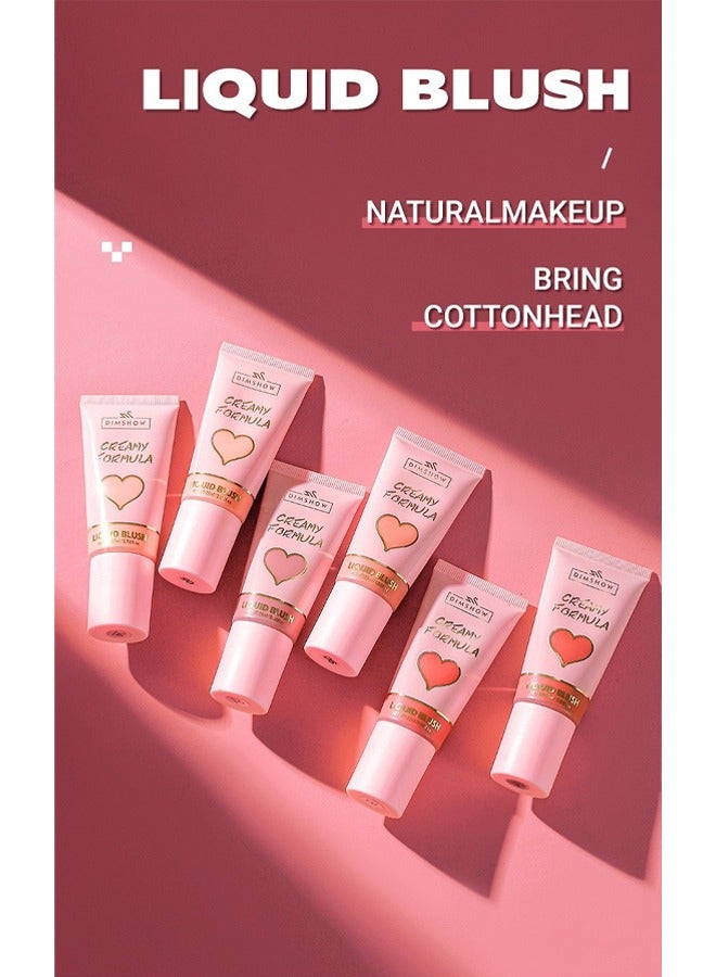 ديمشو تركيبة كريمية سسائلة ، رأس إسفنجي كبير الرأس ، ملمس بشرة مخملي ، شفاه وخدود للاستخدام المزدوج ، ترطيب ، سهل التلوين # 03 طقوس الورد - Image 4