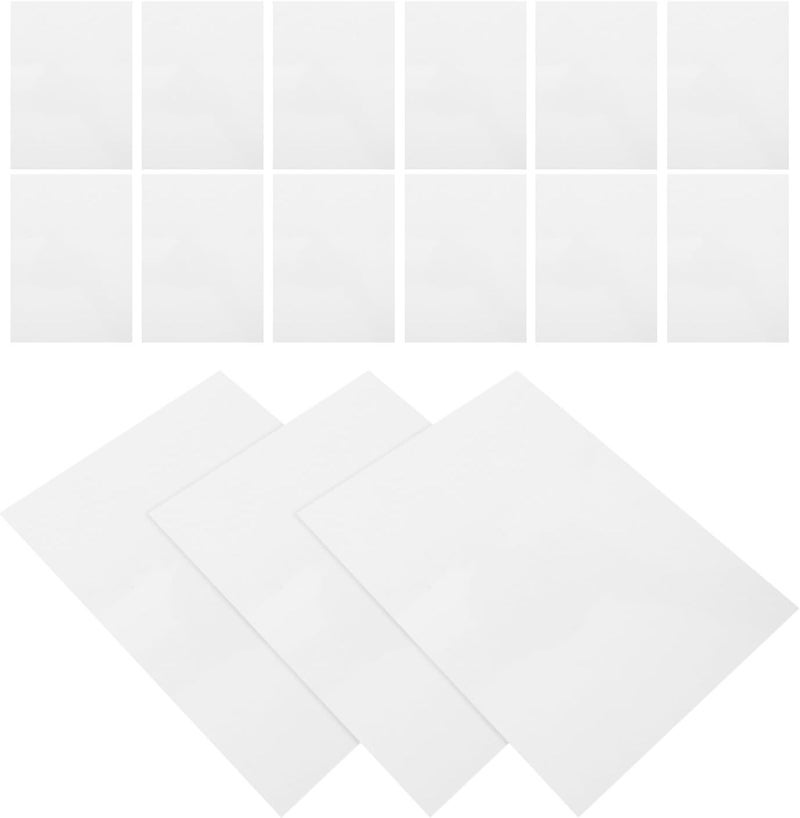 LOORGVEL 15pcs Printable Heat Shrink Plastic Sheets for Crafts, 7.8x5.7 Inches Bops Material, Lightweight Shrink Film for DIY Jewelry, Earrings, and Pendants Art Projects - Image 1