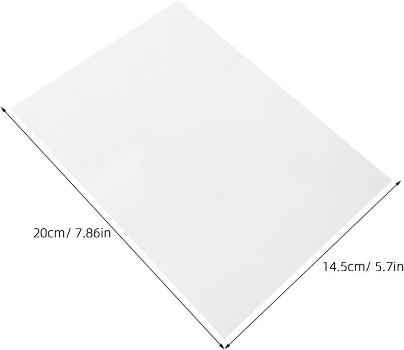 LOORGVEL 15pcs Printable Heat Shrink Plastic Sheets for Crafts, 7.8x5.7 Inches Bops Material, Lightweight Shrink Film for DIY Jewelry, Earrings, and Pendants Art Projects - Image 2