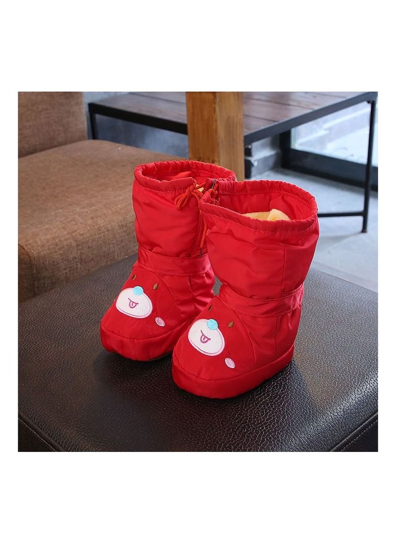 Loquat Suitable For Baby Warm And Comfortable Cotton Shoes 