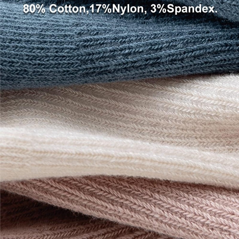 Baby Cotton Socks: Multicolor, Soft Cozy Warm - Toddler Long Socks for 0-5 Years Kids - Image 5