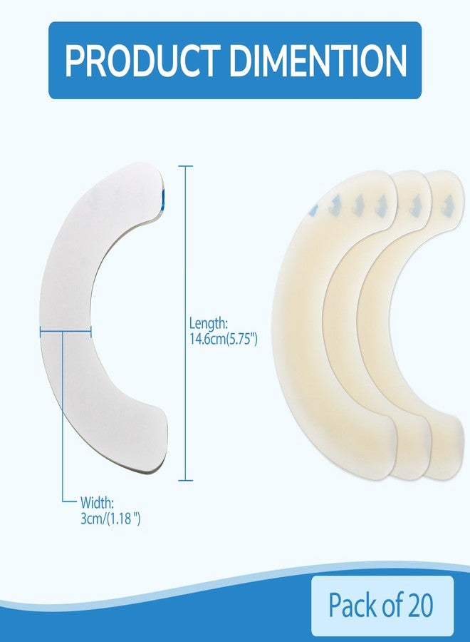 Heagimed 20PCS Ostomy Barrier Strips, Skin-Friendly Hydrocolloid Skin Barrier Strips, Elastic Barrier Strips for Ostomy Bag Ostomy Colostomy Ileostomy Supplies - Image 4