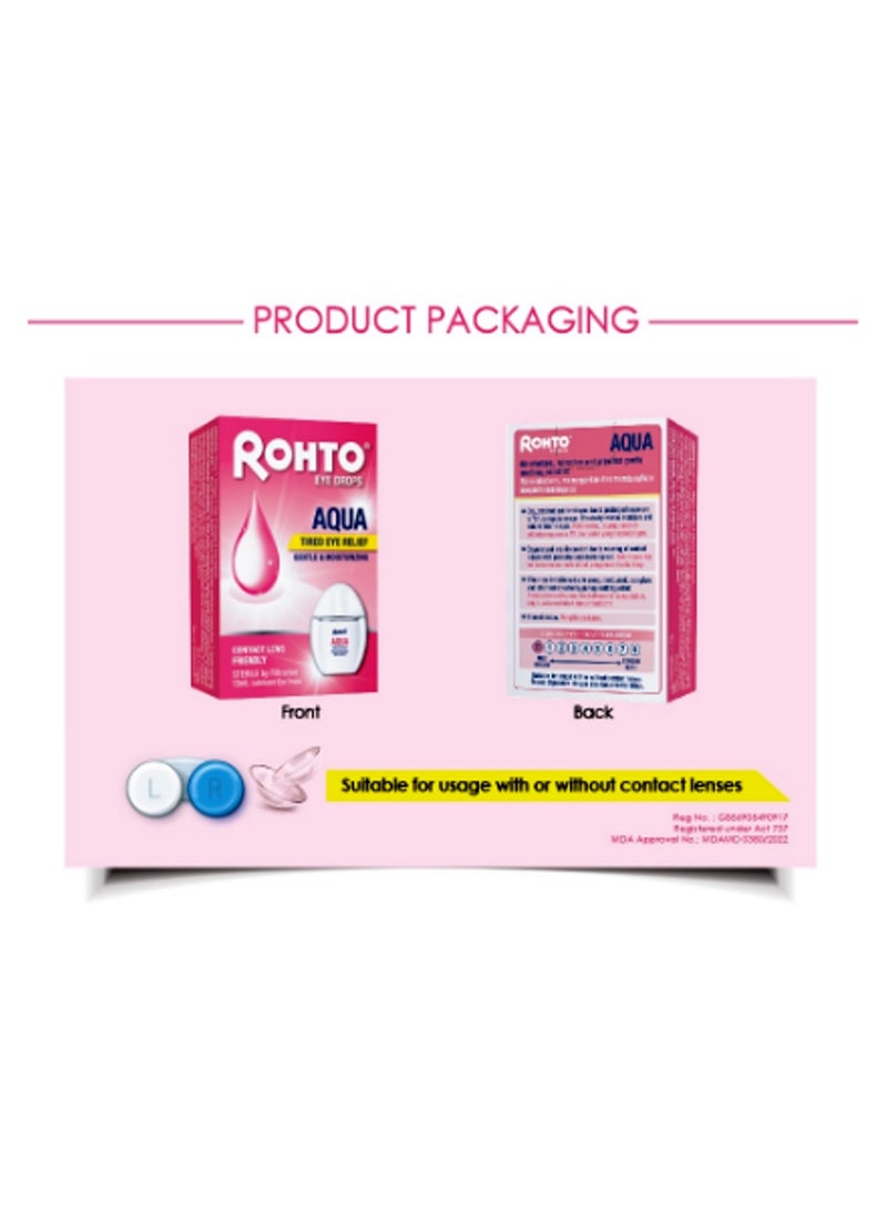 Rohto Aqua Eye Drops 13ml - Image 5