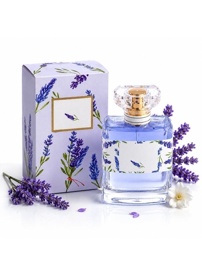 عطر نسائي فاخر برائحة اللافندر 50 مل – أو دو بارفان زهري منعش يدوم طويلاً للاستخدام اليومي والعمل والسفر والهدايا - Image 2