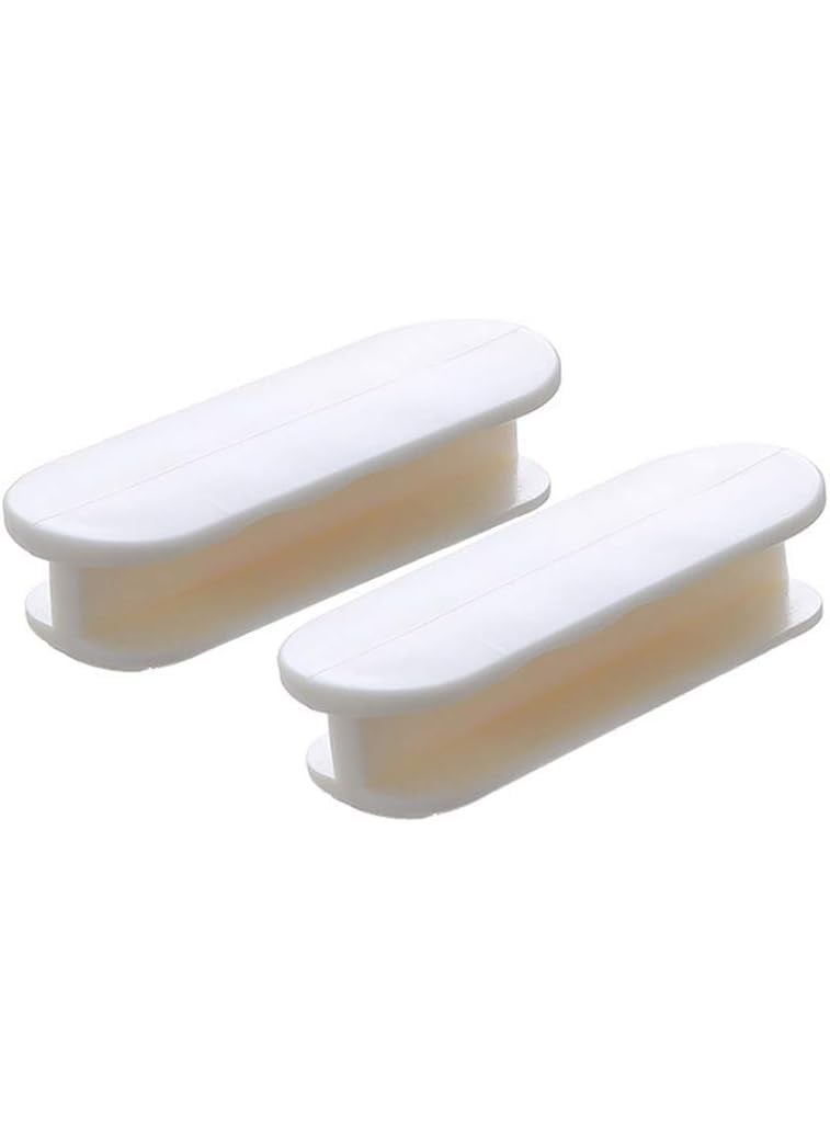 KPNG KPNG SelfStick Instant Cabinet DrawerHumanity Handle Helper Auxiliary for Kitchen Cabinet Knobs Drawer Window Sliding DoorWardrobe SelfStick Push Pull Helper Stickon Handles White Pack of 2  - Image 1