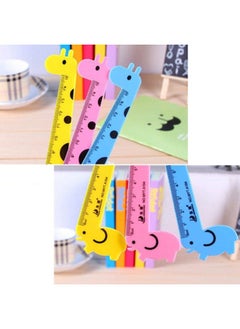 WYBOT PULABO 3Pcs 15cm Cute Giraffe Animal Ruler Office Supplies Practical Stationery Kawaii Rulers Random Popular  - Image 3