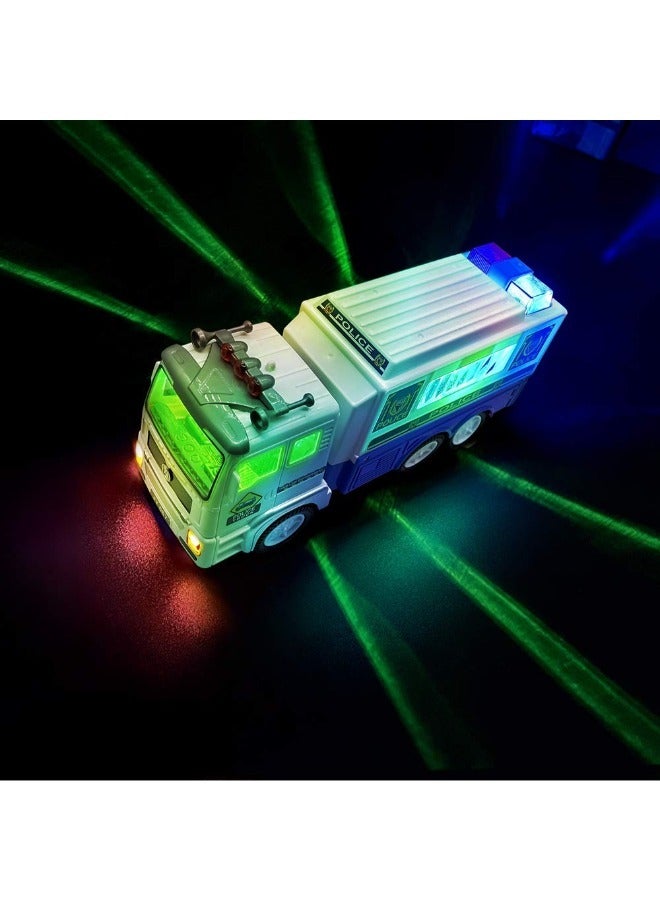 TOY GARDEN Electric Police Car Toy with 4D Lights – Automatic Steering Police Car for Boys & Girls | Imaginative Play Gift - Image 5
