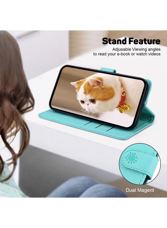 S-TOP Case For Motorola Edge 50 Neo 5G Overseas Cute Cats RFID Leather Phone Case - Image 5