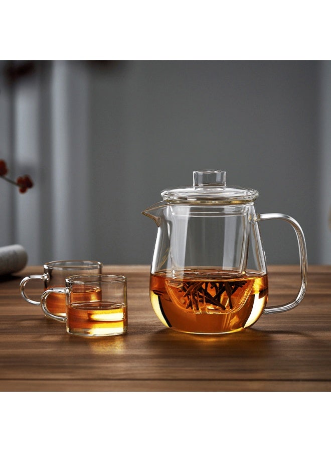 Yihutea Glass Teapot Transparent Tea Kettle With Filter For Flower Tea Home Brewing Heat-resistant Suitable For Direct Flame Heating - Image 4