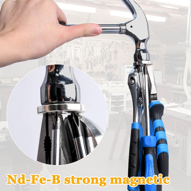 MIN CI 30 قطعة مغناطيس نادر الأرض قوي ثقيل، مغناطيس قرص نيوديميوم دائري، للحرف والتجارب العلمية وورشة العمل وخزائن الأدوات وتخزين الأدوات الخارجية (18 × 3 ثقب 5 مم) - Image 4