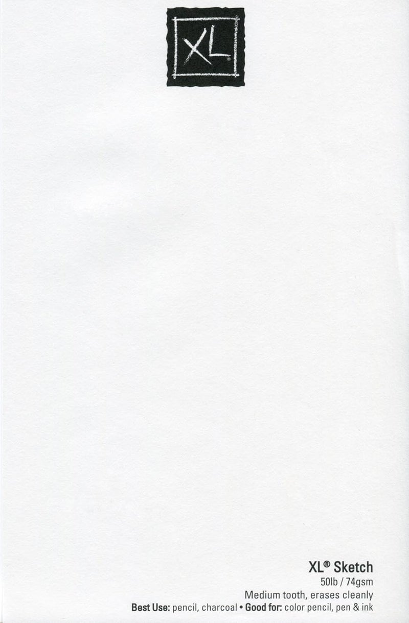 CANSON دفتر رسم كانسون XL سلسلة ورق للفحم وقلم الباستيل، سلك علوي، 50 باوند، 9 × 12 بوصة، 100 ورقة - Image 3