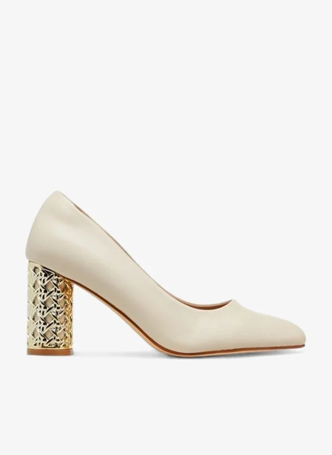 Flora Bella By Shoexpress Women's Block Heel Pumps