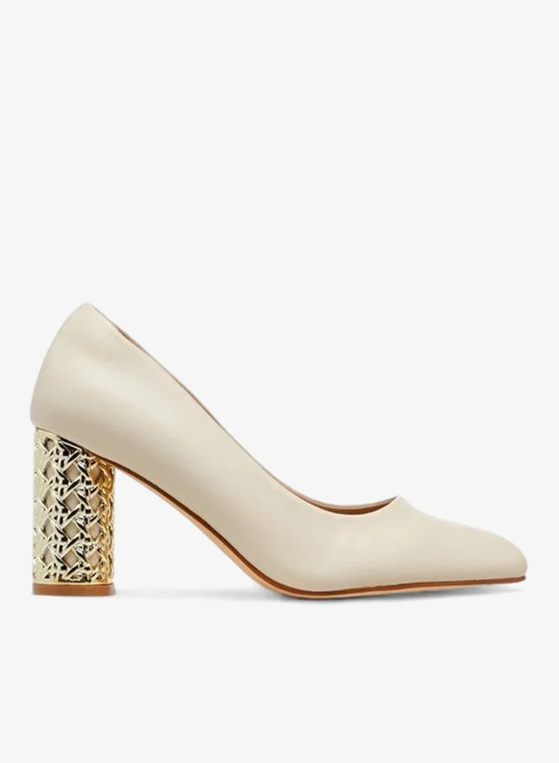 Flora Bella By Shoexpress Women's Block Heel Pumps