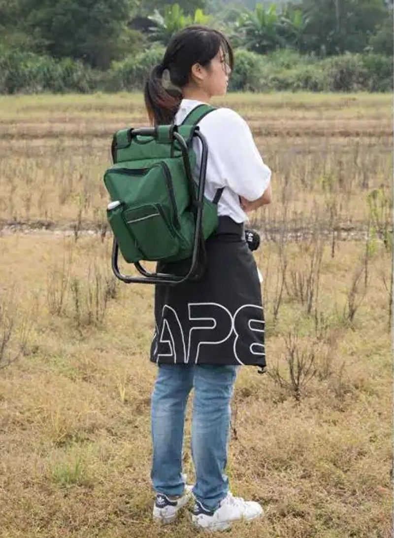 QUTOOB All-in-One Camping Chair - Foldable, Backpack and Storage - Multi Use Outdoor Chair for Trips, Picnics, Camping, Hiking, Backpacking, Adventure and Travel - Image 3