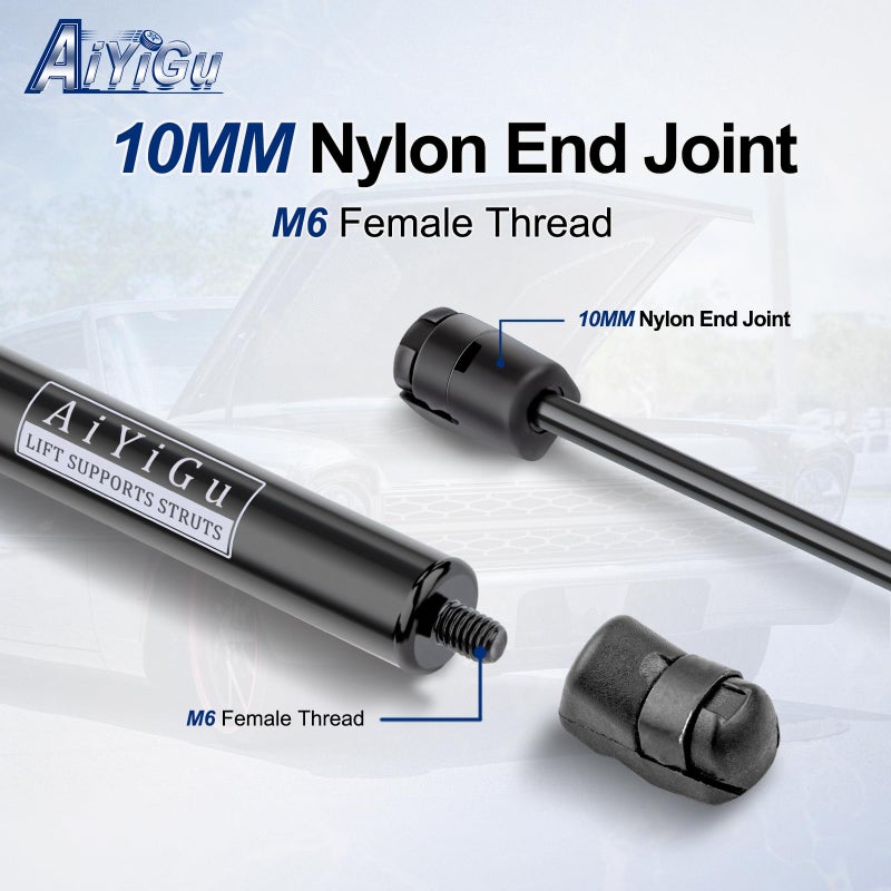 AiYiGu 6757 Front Hood Struts Shocks Lift Supports Gas Springs Compatible with Toyota 2013-2018 Avalon 2012-2017 Camry, Pack of 2 PCS, Replace SG229038 - Image 5