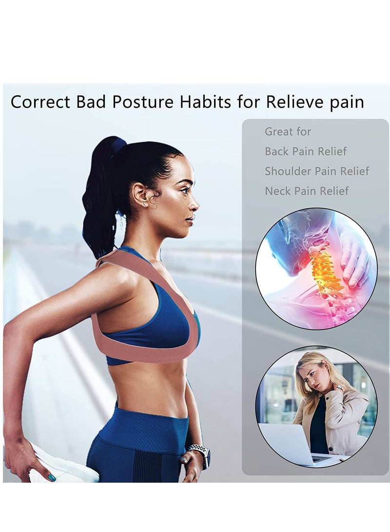 SOLARAE Posture Corrector For Teens And Women Adjustable Breathable Upper Back Brace Support Straightener For Teenagers Belt Pain Relief - Image 3