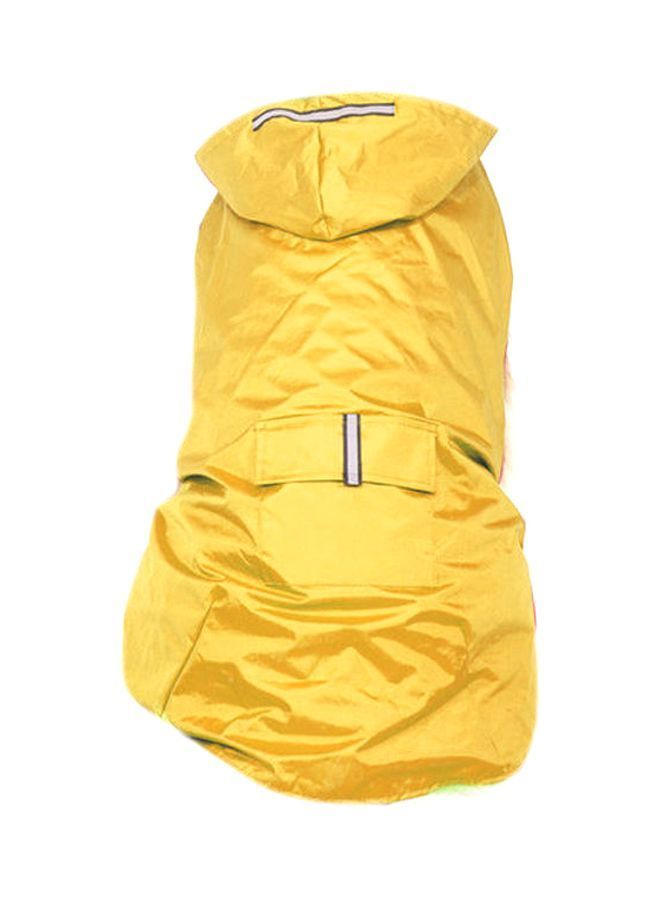 NIBEMINENT Dog Rain Coat Yellow - Image 1
