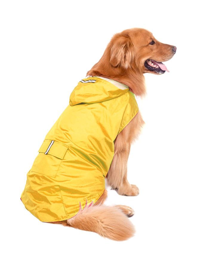 NIBEMINENT Dog Rain Coat Yellow - Image 2