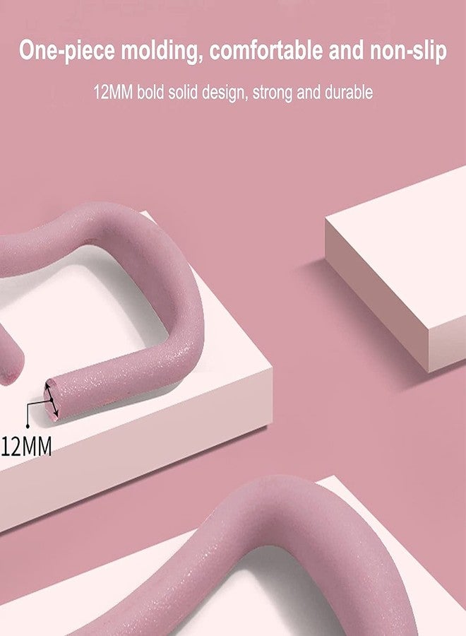 Xemz Figure 8 Fitness Resistance Band, Portable Elastic Exercise Resistance Band Chest Expander, Shoulder Back leg Arm Core Strength Training Sports Belt Yoga Stretching Strap Home Fitness Equipment (pink) - Image 3