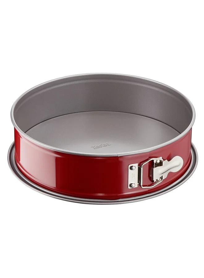 Tefal J Delibake 1641214 Springform Cake Tin 23 cm Carbon Red