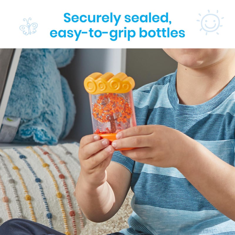 hand2mind Changing Seasons Sensory Tubes, Calm Down Corner Supplies, Quiet Fidgets, Travel Toddler Toys, Preschool Classroom Must Haves, Hands-On Stress Relief Toy, Anxiety Relief Items for Kids - Image 5