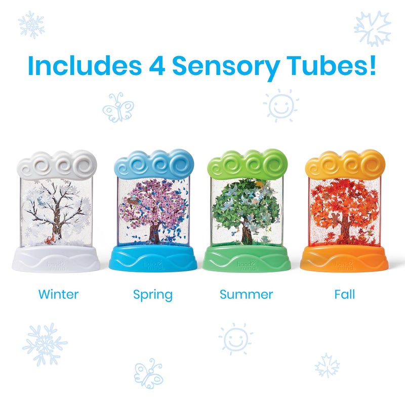 hand2mind Changing Seasons Sensory Tubes, Calm Down Corner Supplies, Quiet Fidgets, Travel Toddler Toys, Preschool Classroom Must Haves, Hands-On Stress Relief Toy, Anxiety Relief Items for Kids - Image 2