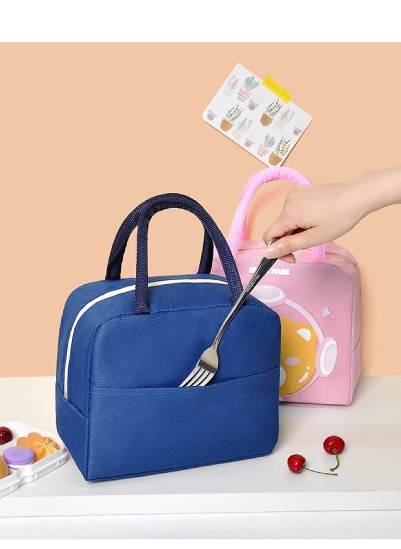 xppier Lunch Box Bag, Lunch Bag with Insulated Material for Women, Man, Office, School, College, Beach, Picnic, Fishing, Hiking, Travel, Cooler Tote Bag  - Image 3