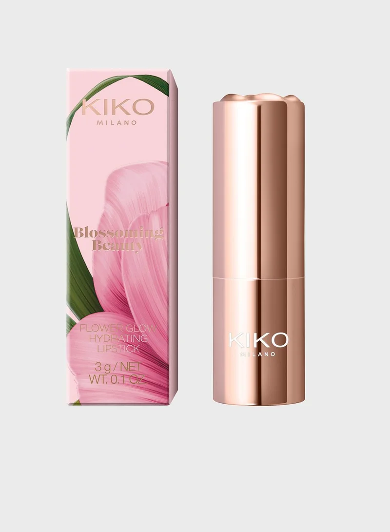 KIKO MILANO Blossoming Beauty Flower Glow Hydrating Lipstick - Fine Rosewood