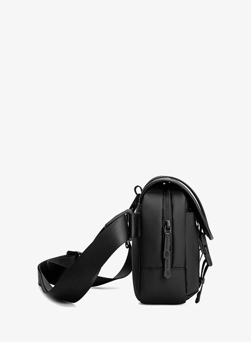 Arctic Hunter  Unisex Small Shoulder Bag Durable Water-Resistant Compact Sling Bag with Multiple Compartments for Casual/ Daily/ Travel, K00568, Black  | Best Price UAE