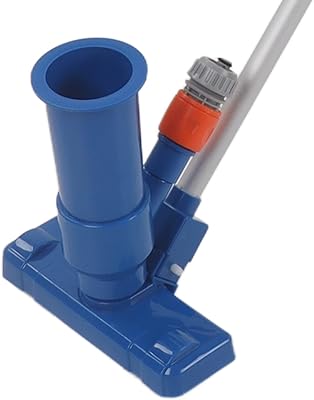 AMONIDA Pool Spa Jet Vacuum Cleaner, Pool Vacuum with Brush Head and Connecting Rod, for Cleaning Swimming Pools, Spas, - Image 1