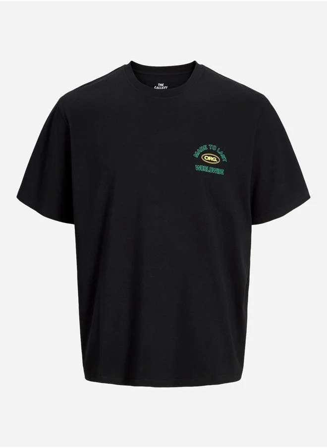 JACK & JONES Graphic Print Crew Neck T-Shirt